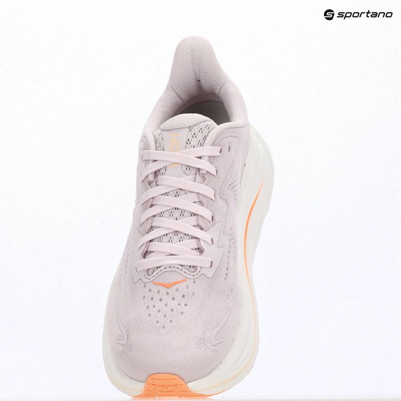 Scarpe da corsa da donna HOKA Clifton 10 lilac cream/tangerine glow 18