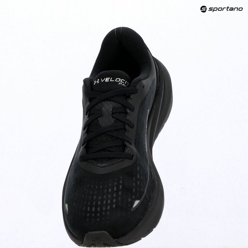 Scarpe da running da uomo Under Armour Velociti Pace black/black/metallic silver 10