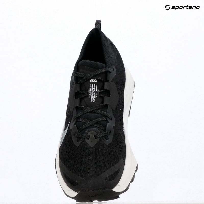 Scarpe da corsa uomo Nike ACG Zegama Trail nere/arancione di sicurezza/bianco summit 9