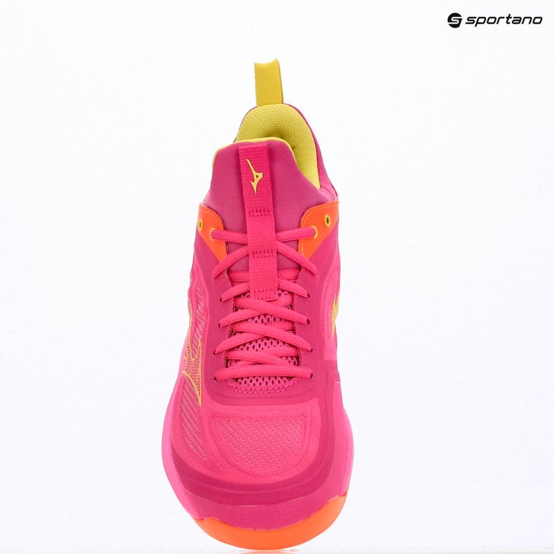 Scarpe da pallavolo Mizuno Wave Luminous 3 mugen pink tetra/fortune yellow/ligh 15