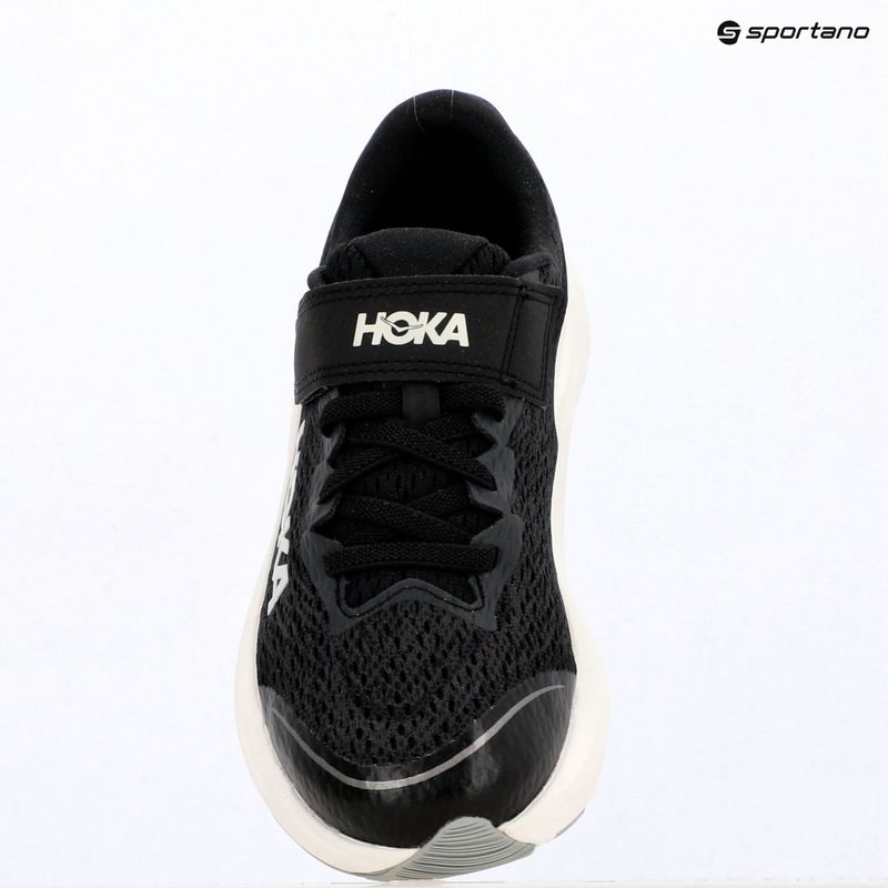 Scarpe da corsa per bambini HOKA Rincon 4 Little Kids black/white 18