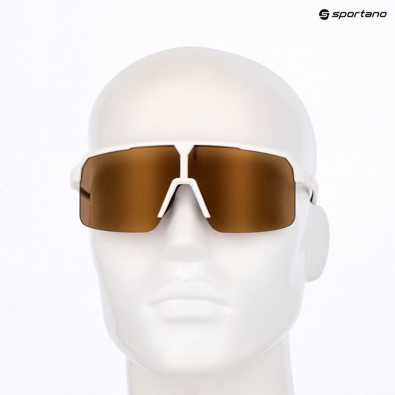 Occhiali da sole UVEX Ramp white matt/mirror gold 7