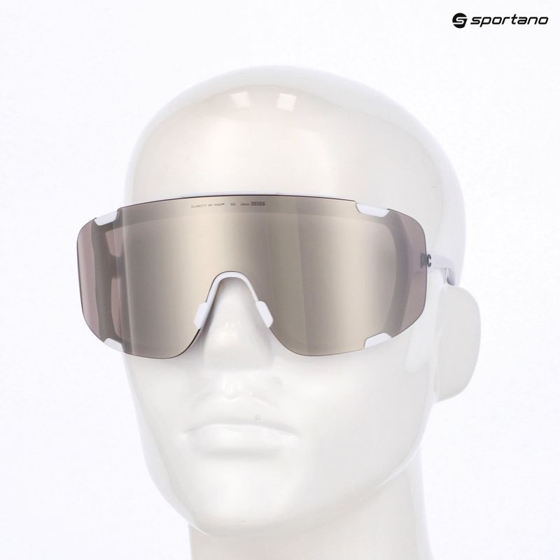 Occhiali da sole POC Devour hydrogen white/clarity road/sunny silver 6