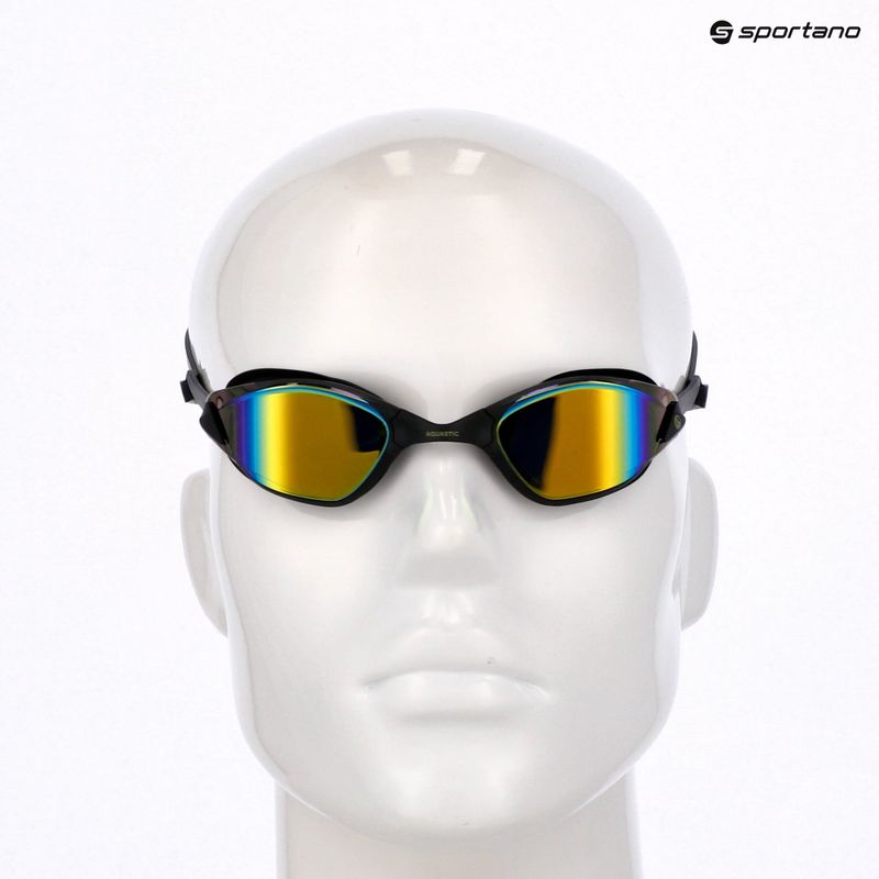 Occhialini da nuoto AQUASTIC Micta black 12