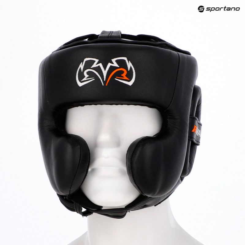 Rival RHG10 Intelli-Shock Headgear casco da boxe nero 8