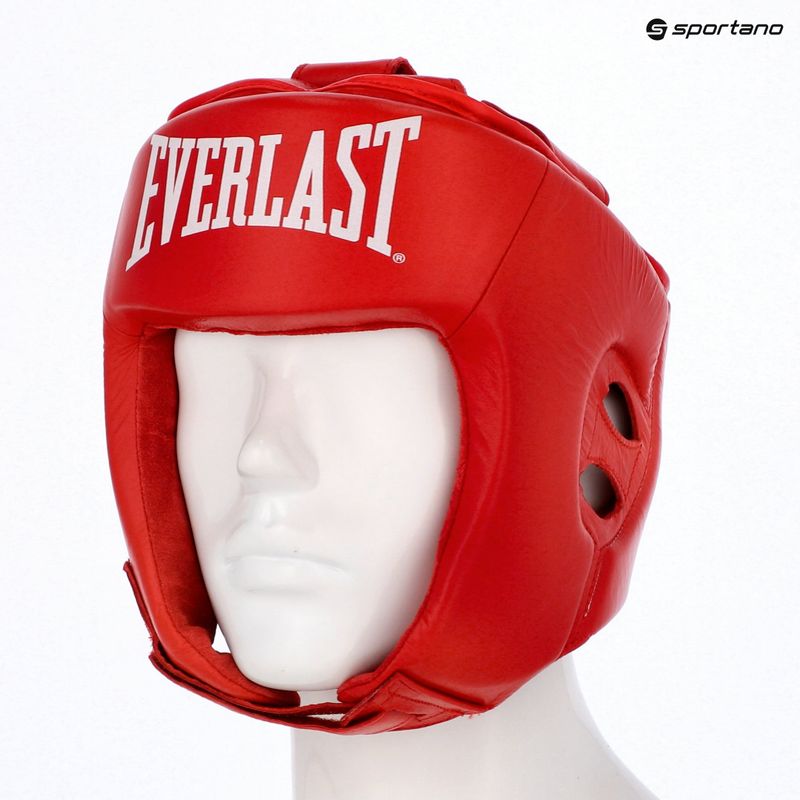 Casco da boxe Everlast Amateur Competition Headgear rosso 4