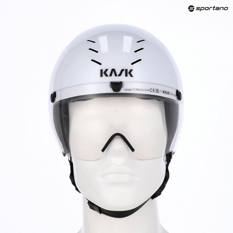 Kask bicycle KASK Bambino Pro white/clear 9