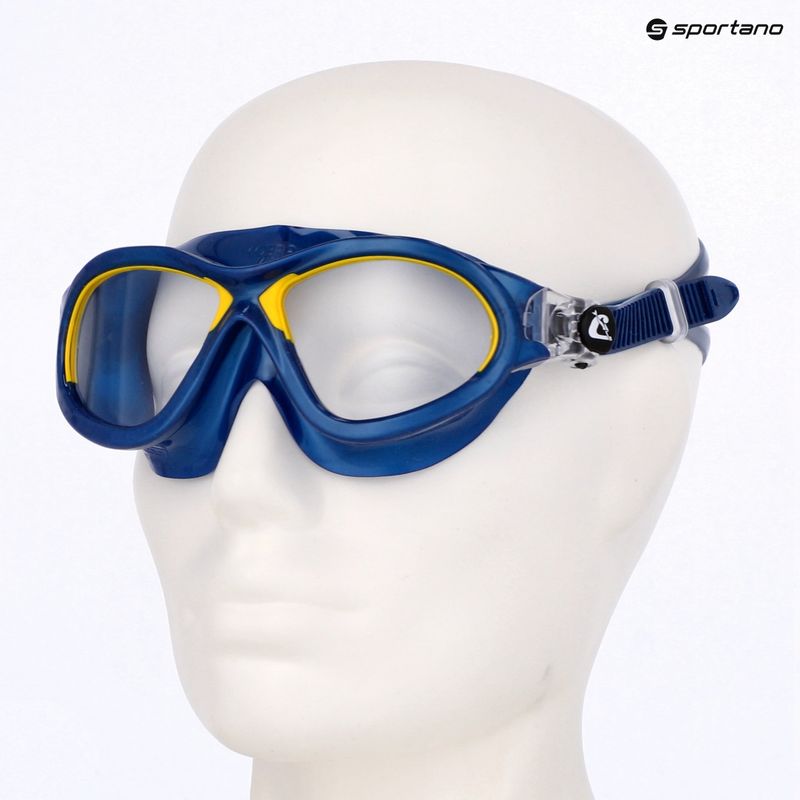 Maschera da nuoto per bambini Cressi Mini Cobra blue/yellow 6