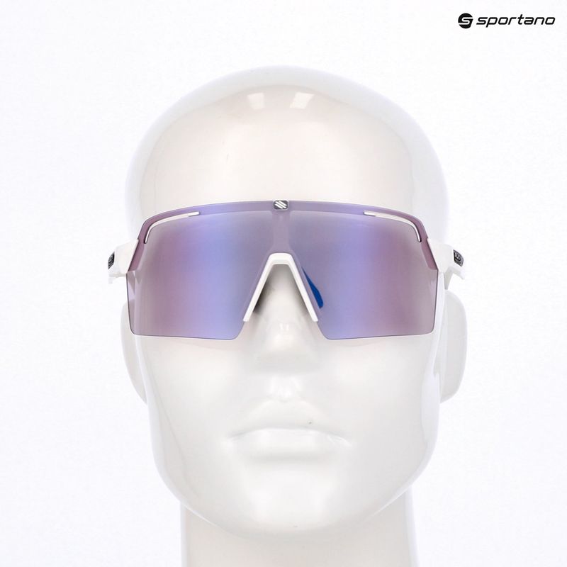 Occhiali da sole Rudy Project Spinshield Pro white gloss/impactx photochromic 2 laser purple 8
