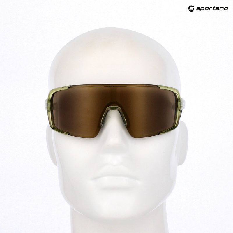 Occhiali da sole Alpina Lumin green transparent gloss/gold mirror 7