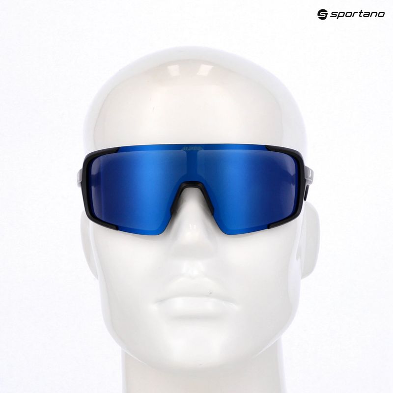 Occhiali da sole Alpina Lumin black matt/blue mirror 7