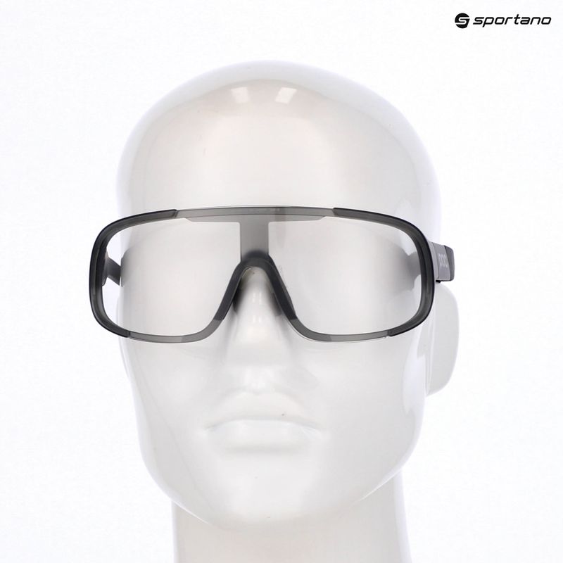 Occhiali da sole POC Aspire Photochromic traslucido nero/clarity/grigio intercambiabile 6