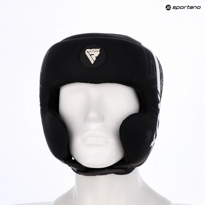 Casco da boxe RDX F6 Kara Head Guard bianco 5