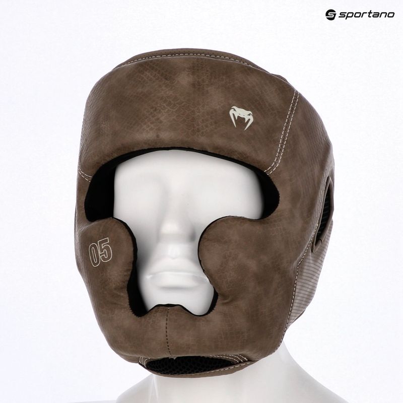 Casco da boxe Venum Impact Evo Scales Headgear brown 8