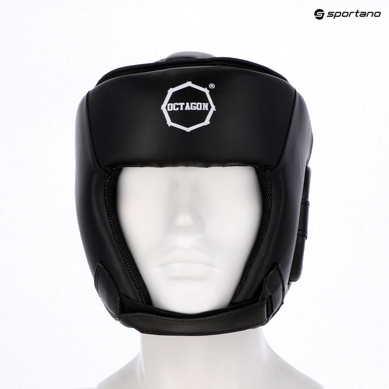 Casco da boxe Octagon Panama nero 7
