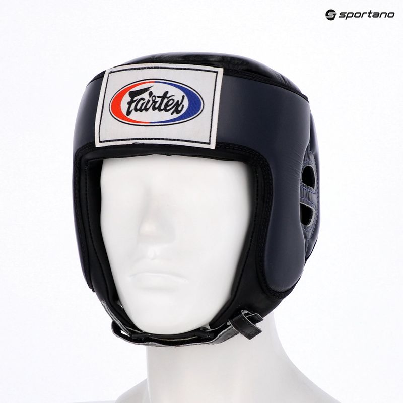 Casco da competizione Fairtex Muay Thai & Kickboxing blu 4
