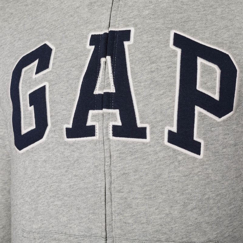 Felpa GAP XLS FT Arch FZ HD uomo b10 grigio erica 7