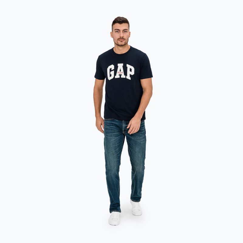 GAP Logo Original Tee uomo blu navy 2
