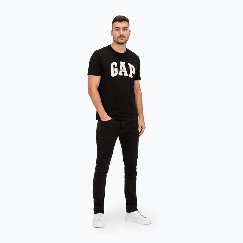 GAP Logo Original Tee da uomo nero vero 2