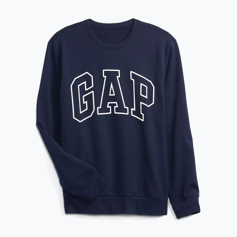 Felpa uomo GAP Logo Crewneck blu navy 5