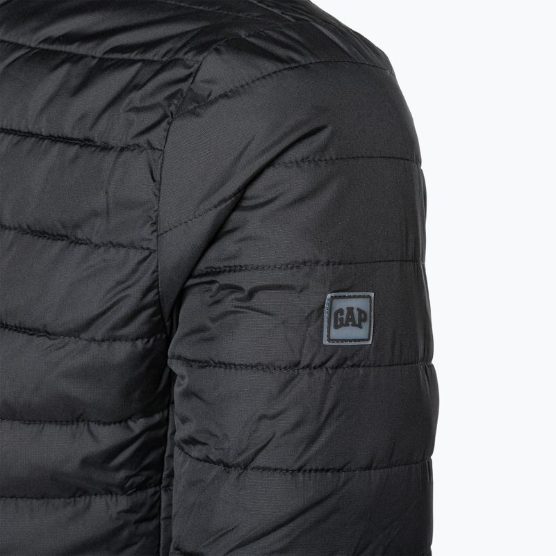 GAP V-Frch Logo LTWT Uomo - Giacca nera con cappuccio 5