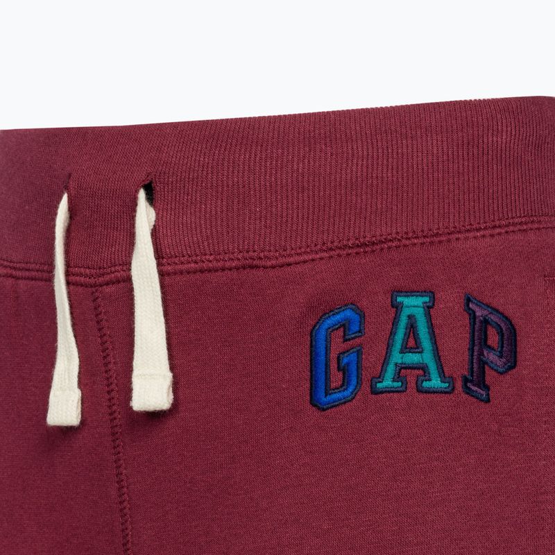 Pantaloni da bambino GAP V-Fall Fash Logo Jogger rosso granata intenso 3