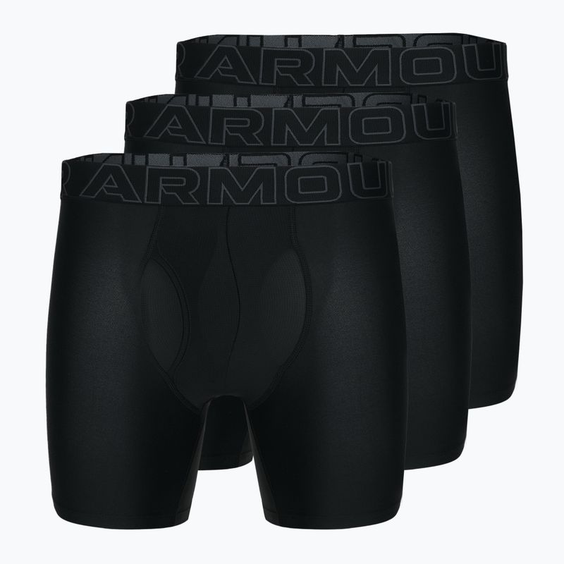 Under Armour Perf Tech 6in boxer da uomo 3 paia nero