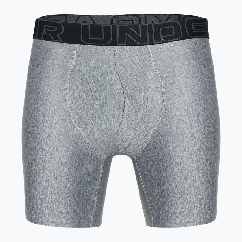 Under Armour Perf Tech 6in boxer da uomo 3 paia grigio 2