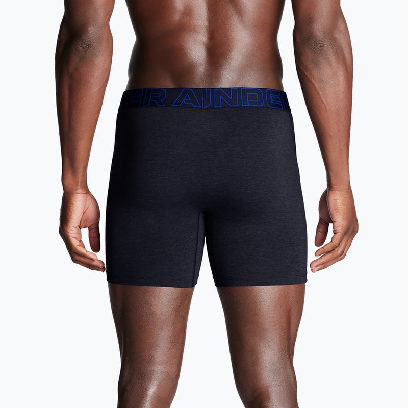 Under Armour Perf Cotton 6" boxer da uomo 3 paia mezzanotte/navy 3