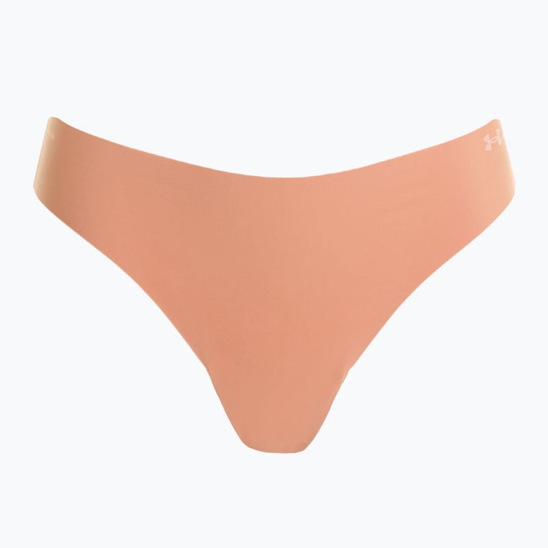 Donna Under Armour Pure Stretch Ns Tanga 3 paia rosa canyon/nero 3