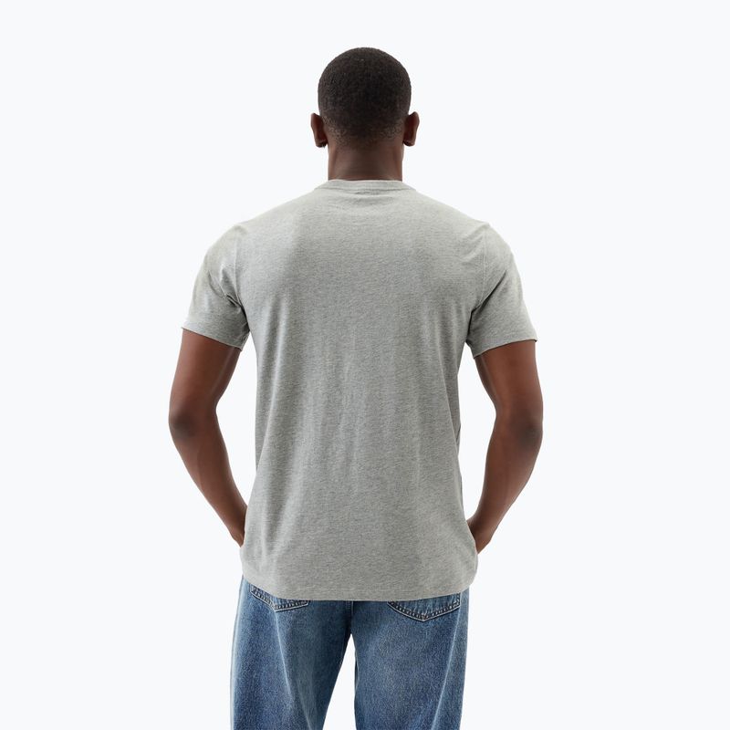 GAP Soft Basic Logo T-shirt uomo grigio erica 3