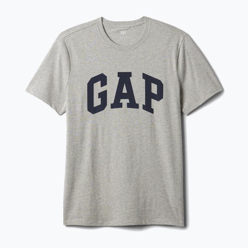 GAP Soft Basic Logo T-shirt uomo grigio erica 4