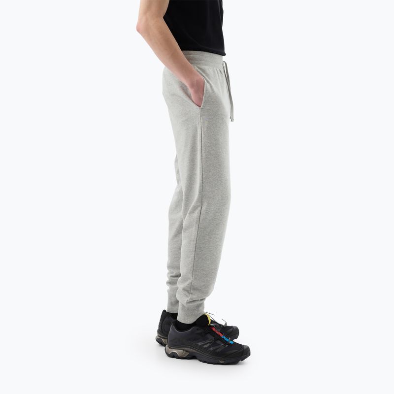 Pantaloni GAP Heritage French Terry Loggo Jogger da uomo grigio erica chiaro 4