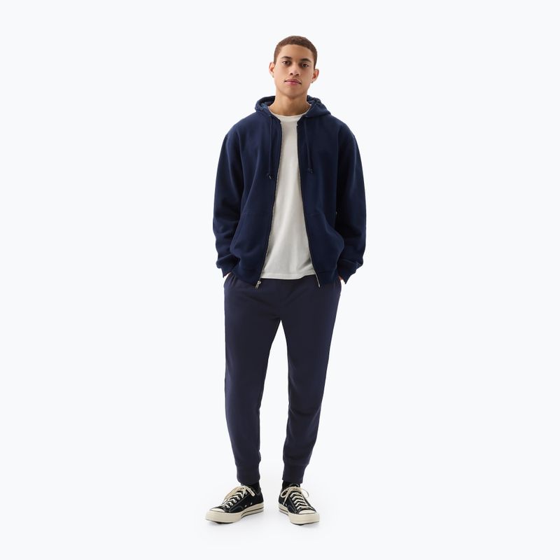 Pantaloni GAP Heritage French Terry Loggo Jogger da uomo blu navy 2