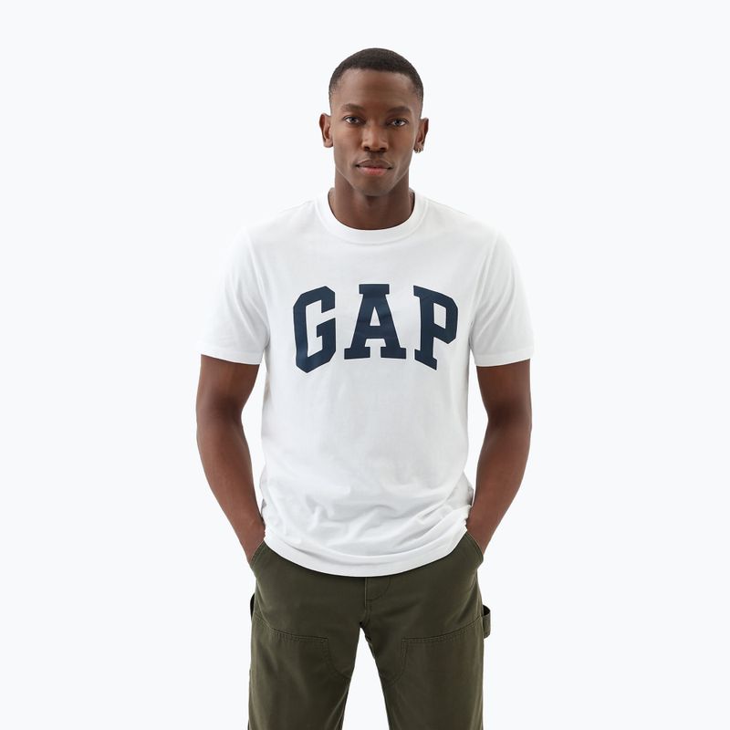 Maglietta GAP Soft Basic Logo bianca globale da uomo