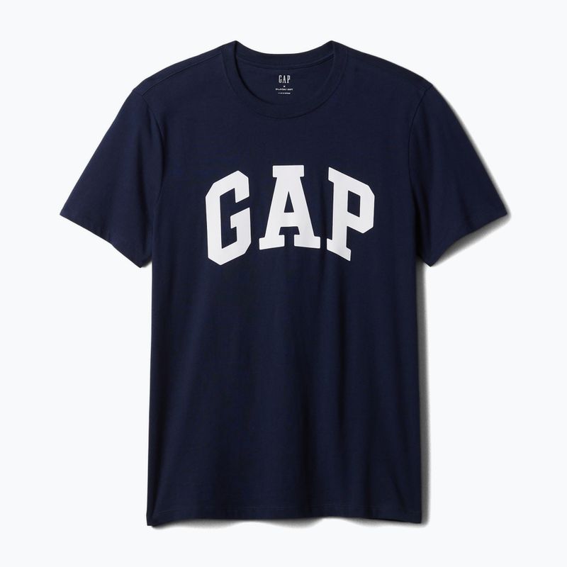 GAP Soft Basic Logo T-shirt uomo blu navy 4