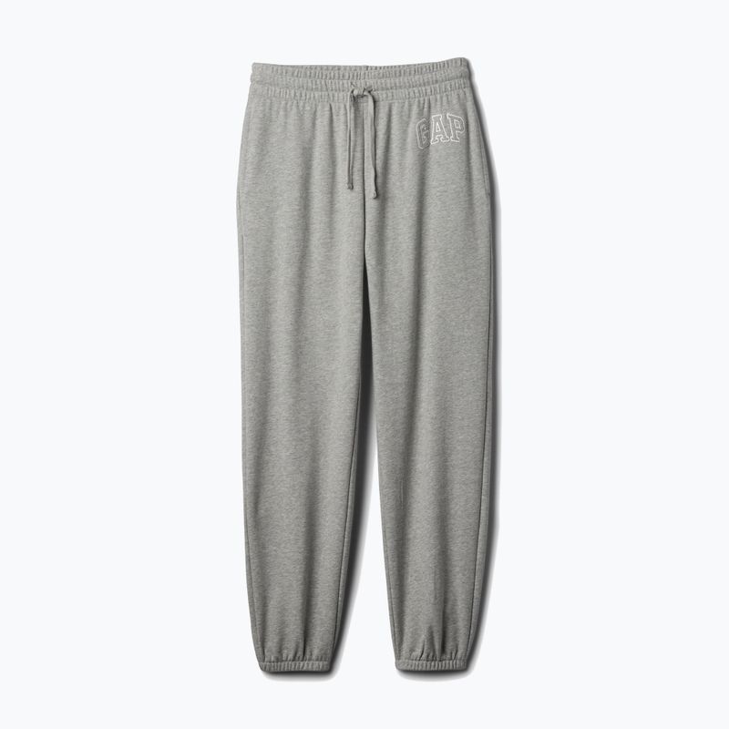 Pantaloni GAP French Logo Jogger da donna grigio erica chiaro 3