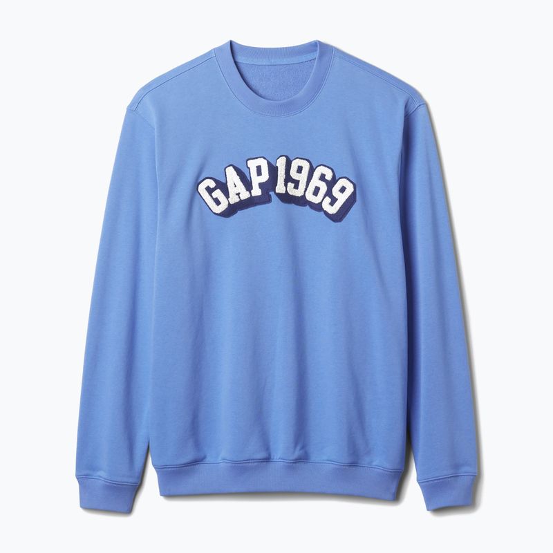 Felpa uomo GAP Logo 1969 girocollo blu cabana 4