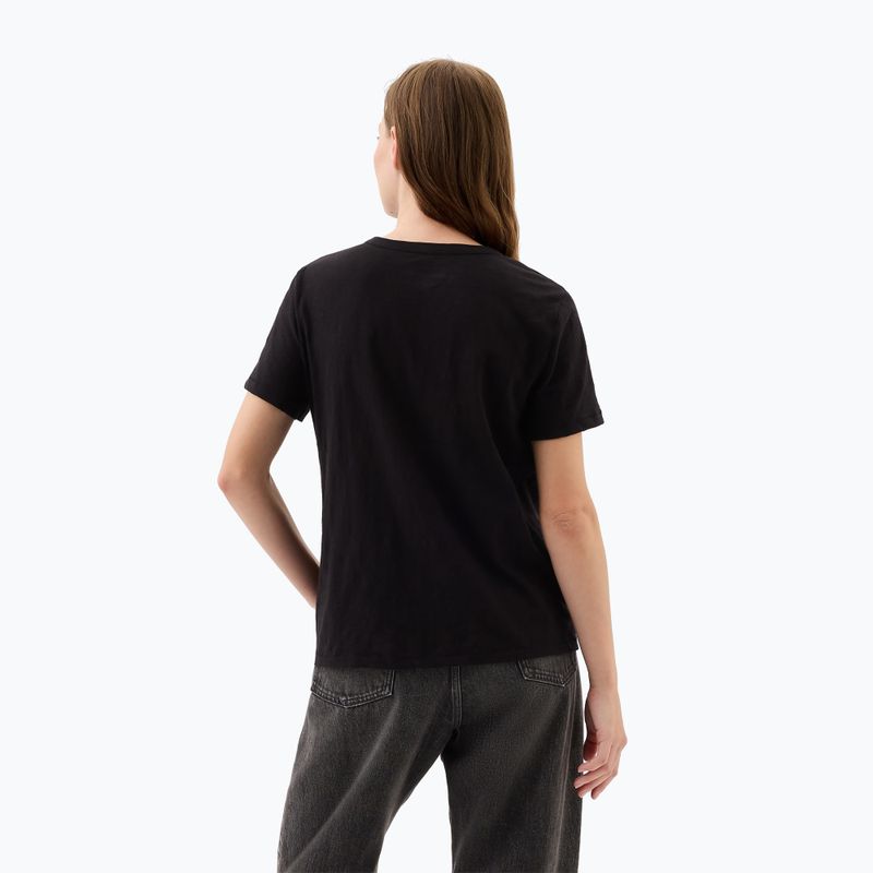 GAP Logo Slub Tee donna nero 3