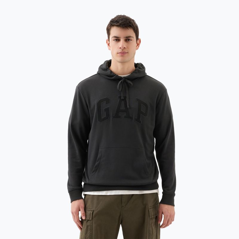 Felpa da uomo GAP Heritage French Terry Logo notte senza luna