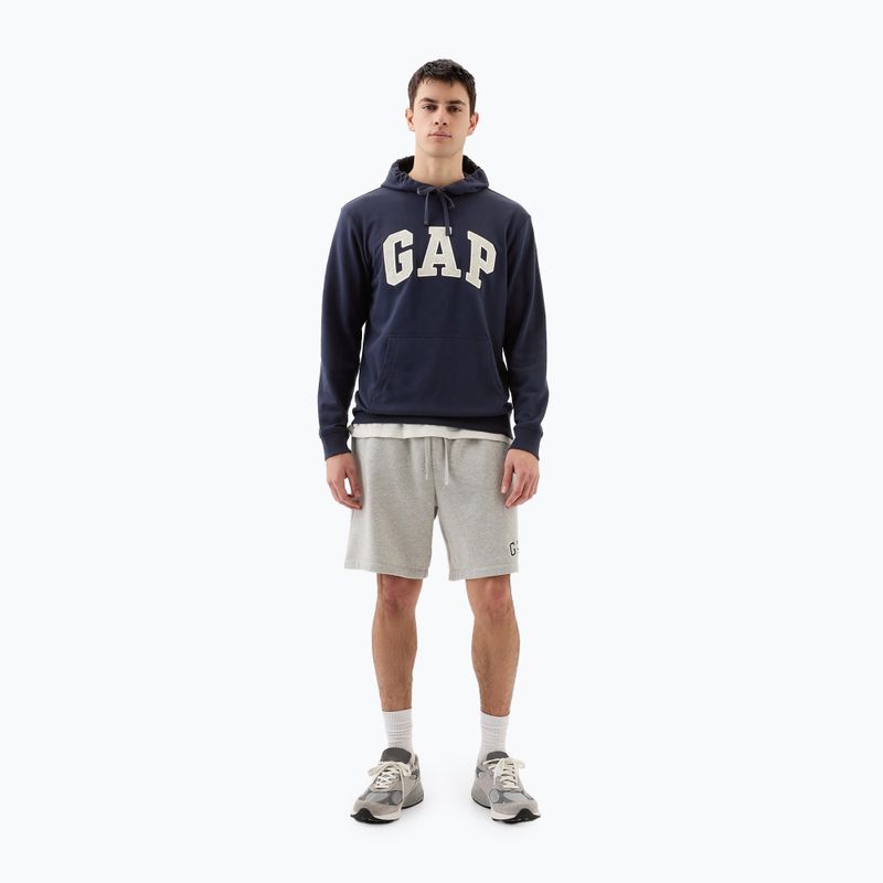 Felpa da uomo GAP Heritage French Terry Logo blu navy 2