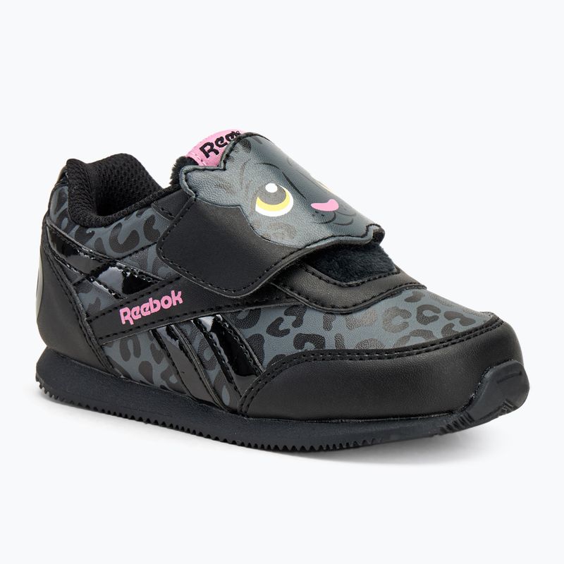 Scarpe Reebok Royal Classic Jogger 2.0 da donna, colore nero/grigio puro/rosa gelsomino
