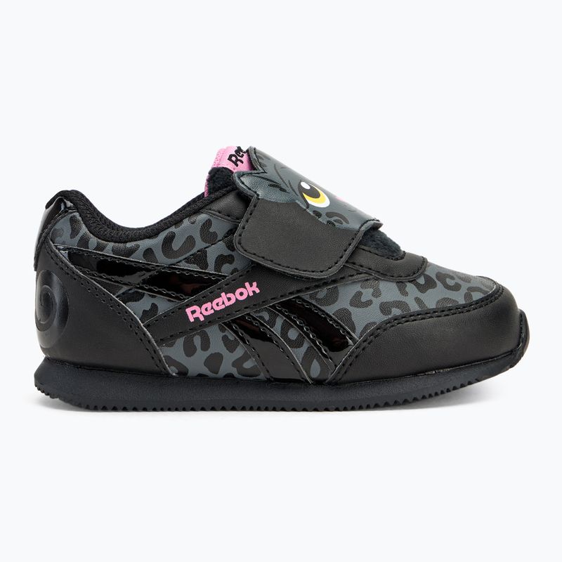 Scarpe Reebok Royal Classic Jogger 2.0 da donna, colore nero/grigio puro/rosa gelsomino 2