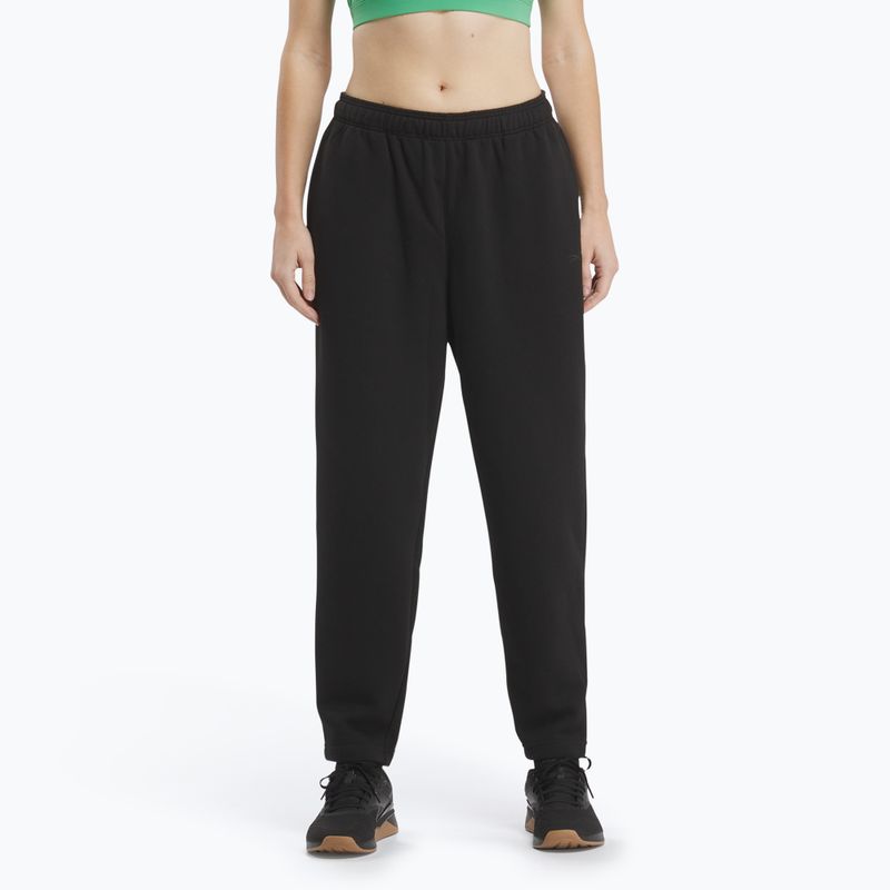 Donna Reebok Lux Fleece Sweatpants nero