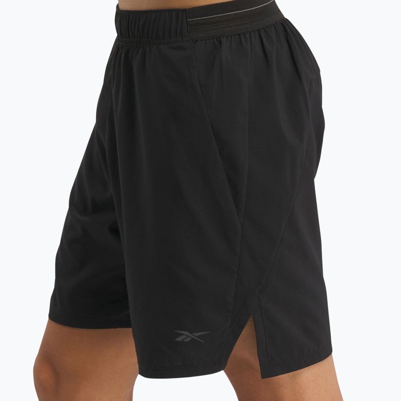 Pantaloncini da allenamento Reebok Speed 4.0 da uomo, nero 4