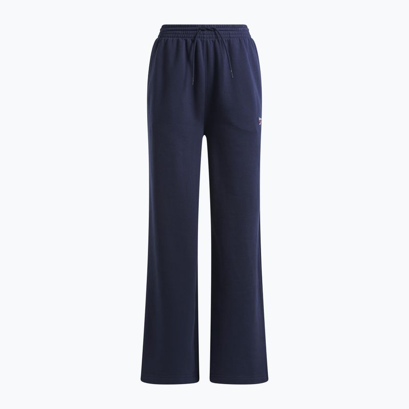 Pantaloni donna Reebok Identity Small Logo Fleece WIde Leg vettore navy 4