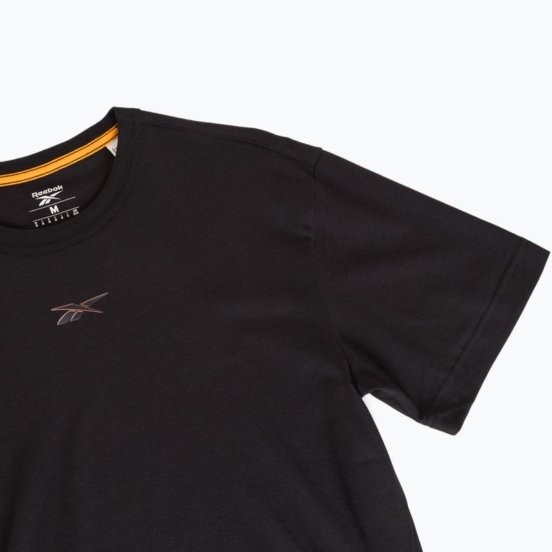T-shirt da allenamento da uomo Reebok Atlethe Hype Tee nero 3