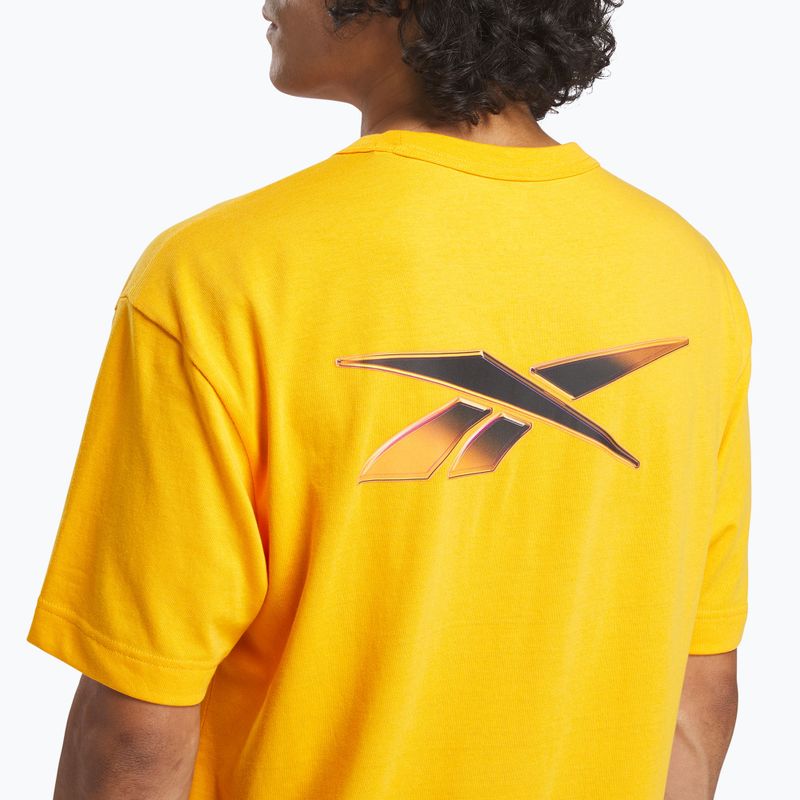 Maglietta da allenamento da uomo Reebok Atlethe Hype Tee electric amber 4