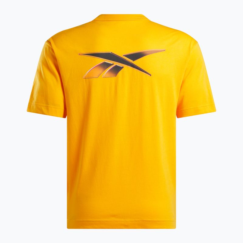 Maglietta da allenamento da uomo Reebok Atlethe Hype Tee electric amber 7