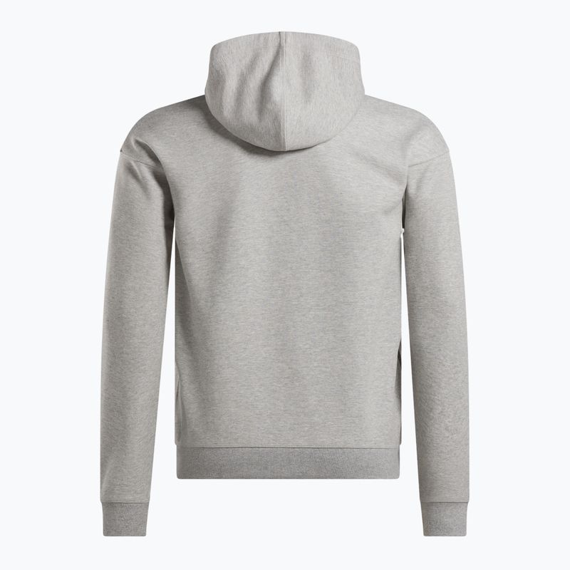 Felpa Reebok Athlete Full Zip uomo grigio medio heather 5